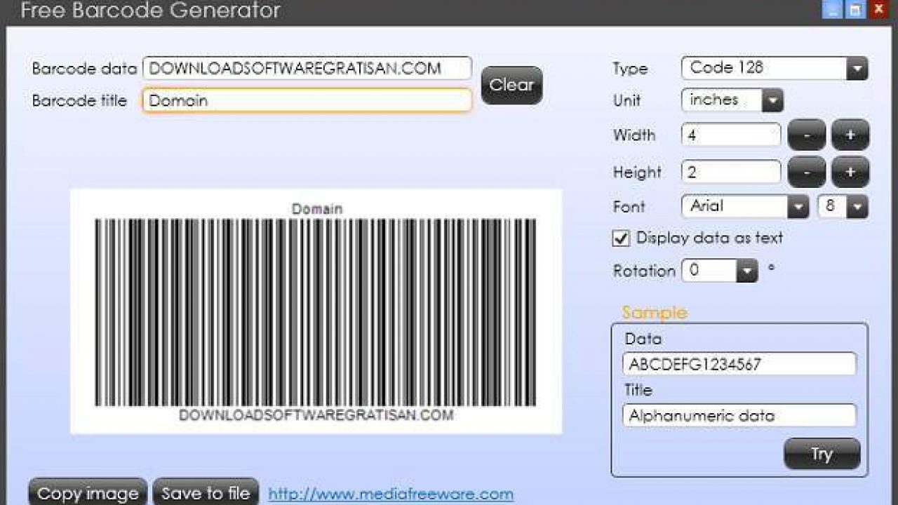 2d barcode generator software